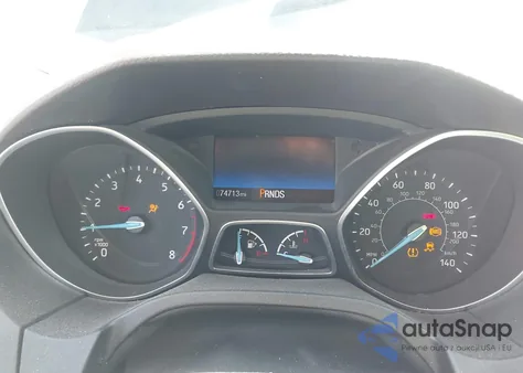 2017 Ford Focus Titanium from USA, damaged, VIN 1FADP3J2XHL292836